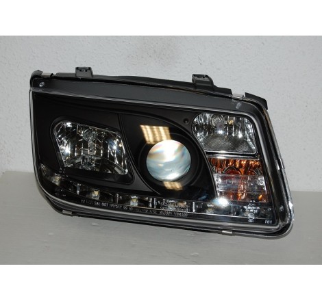 Fanali Day Light Volkswagen Bora/Jetta 4 '99 Black