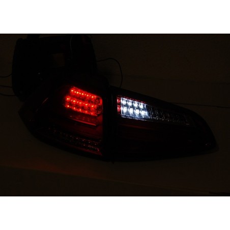Set Of Rear Tail Lights Volkswagen Golf 7 2013 Led Red Cardna