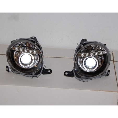 FAROS DELANTEROS FIAT 500 LUZ DIA BLACK
