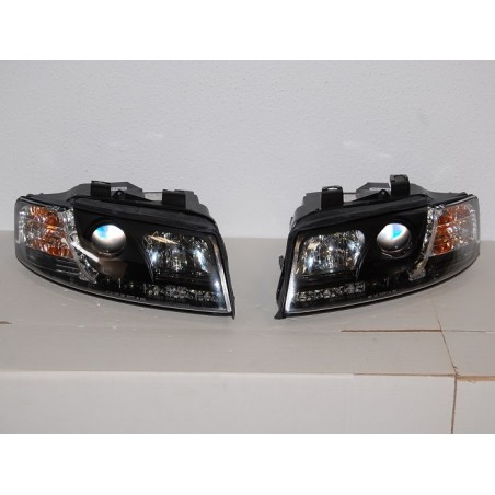FAROS DELANTEROS LUZ DE DIA AUDI A4 01 BLACK