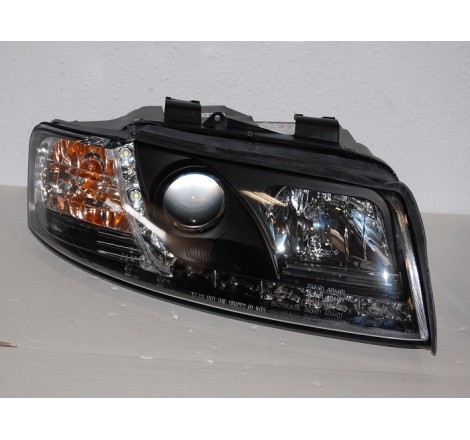 FAROS DELANTEROS LUZ DE DIA AUDI A4 01 BLACK
