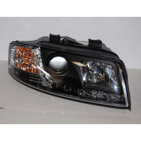 FAROS DELANTEROS LUZ DE DIA AUDI A4 01 BLACK