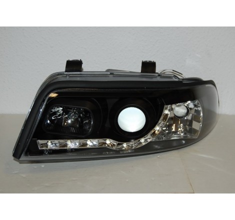 FAROS DELANTEROS LUZ DE DIA AUDI A4 99 BLACK