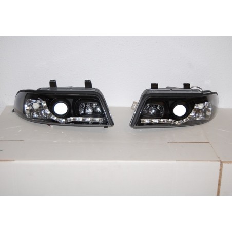 FAROS DELANTEROS LUZ DE DIA AUDI A4 99 BLACK