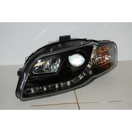 FAROS LUZ DE DIA AUDI A4 05-08 BLACK