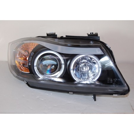 Fari Anteriori BMW E90 / E91 05-08 Nero