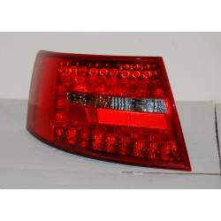 Set Of Rear Tail Lights Audi A6 2004-2007, Lexus Red/Smoked