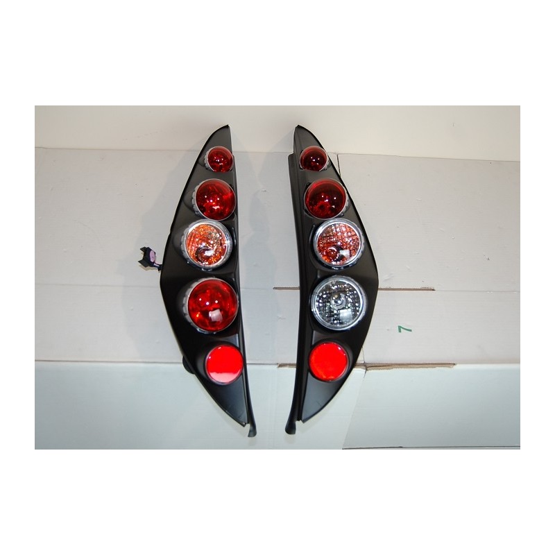 Set Of Rear Tail Lights Fiat Punto 1999 Lexus Black