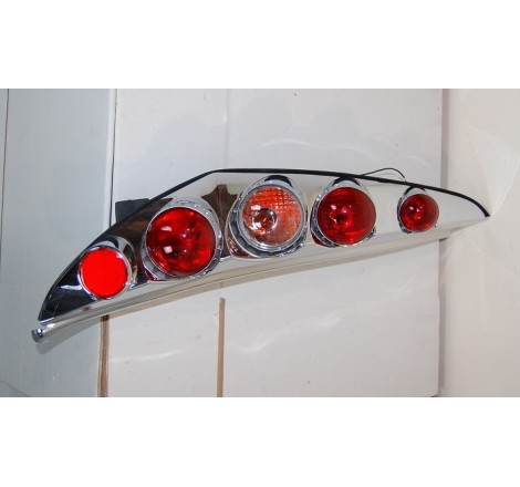 Set Of Rear Tail Lights Fiat Punto 1999 Lexus Chromed